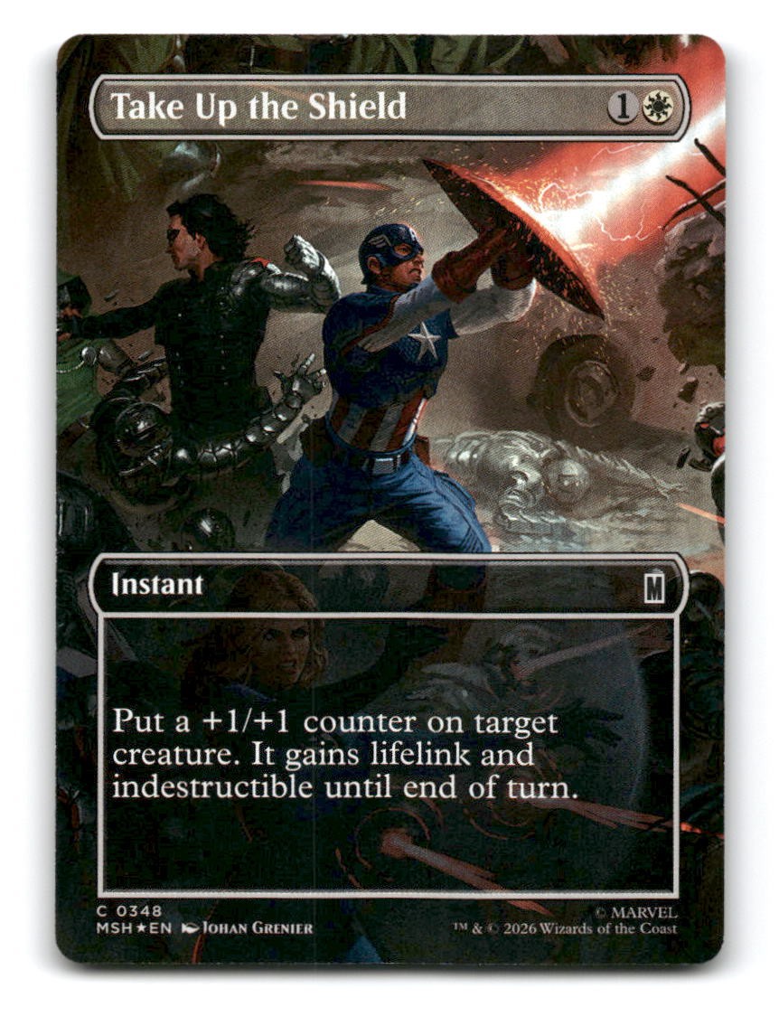Take Up the Shield (Borderless)