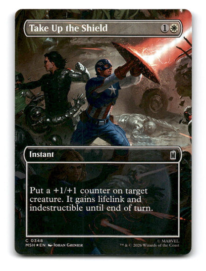 Take Up the Shield (Borderless)