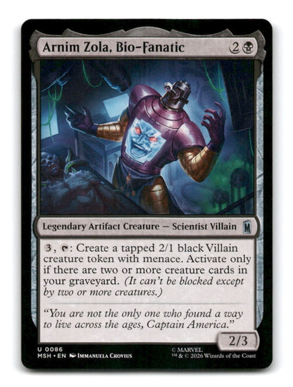 Arnim Zola, Bio-Fanatic
