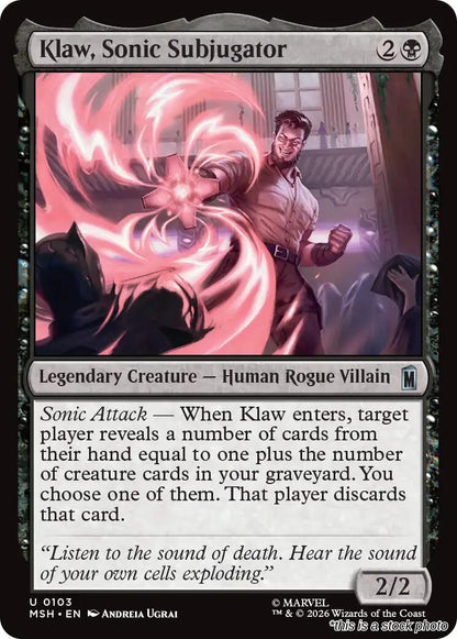Klaw, Sonic Subjugator