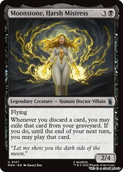 Moonstone, Harsh Mistress