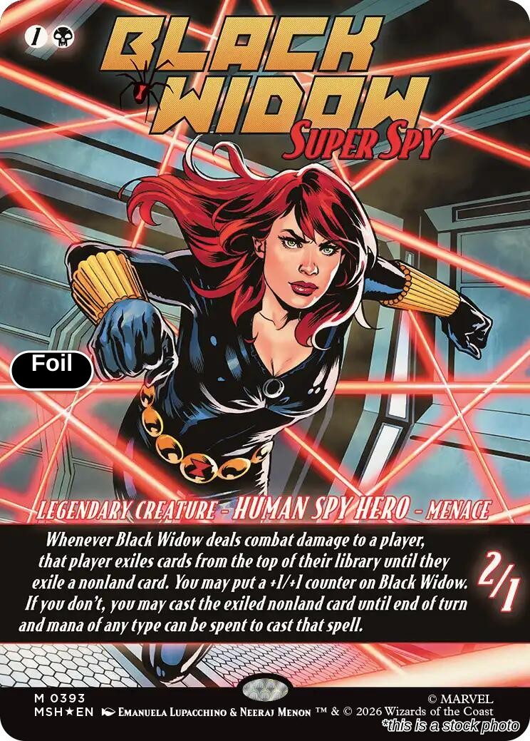 Black Widow, Super Spy (Borderless) (0393)