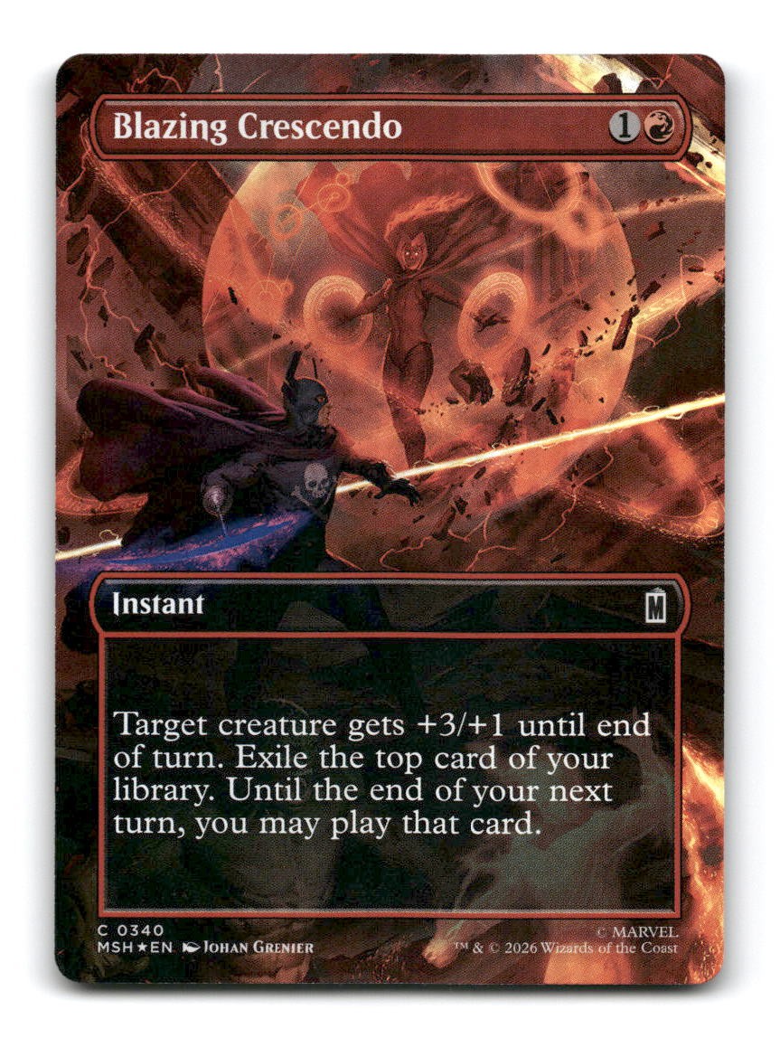 Blazing Crescendo (Borderless)