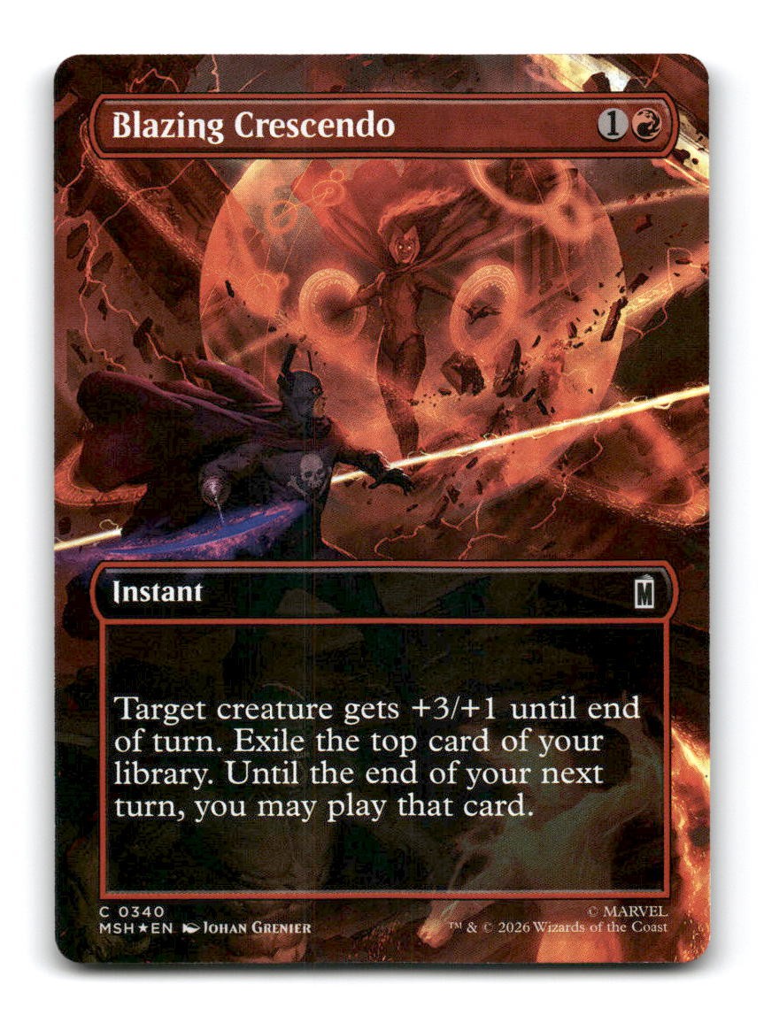 Blazing Crescendo (Borderless)