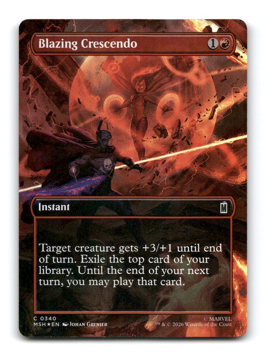 Blazing Crescendo (Borderless)