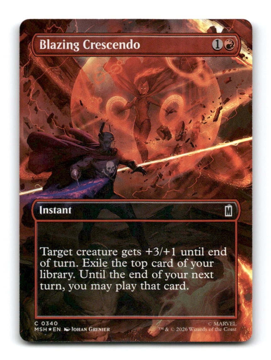 Blazing Crescendo (Borderless)