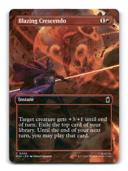 Blazing Crescendo (Borderless)