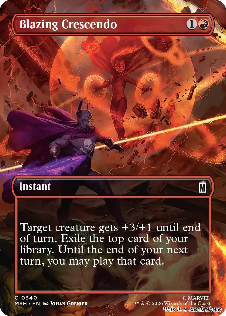 Blazing Crescendo (Borderless)