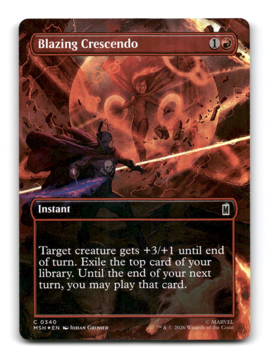 Blazing Crescendo (Borderless)