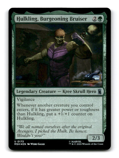 Hulkling, Burgeoning Bruiser