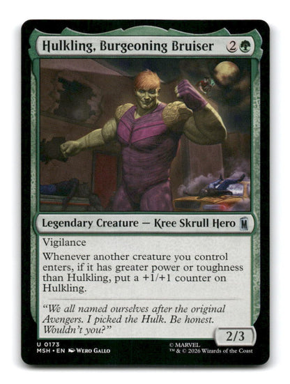 Hulkling, Burgeoning Bruiser