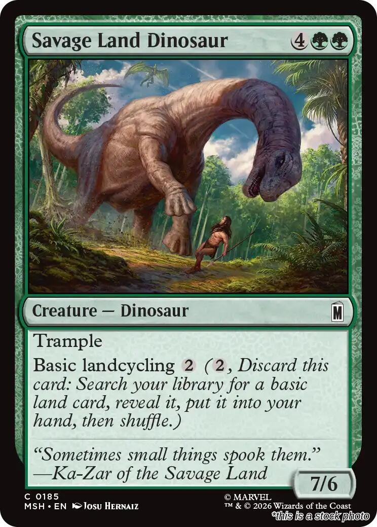 Savage Land Dinosaur