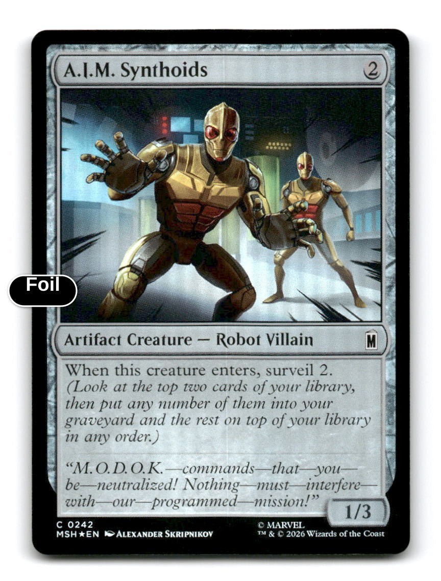 A.I.M. Synthoids