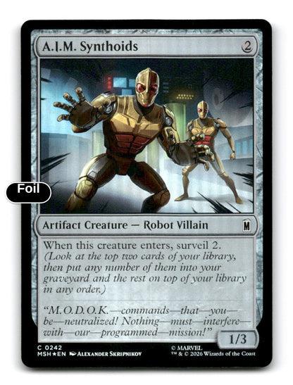 A.I.M. Synthoids
