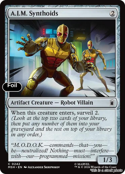 A.I.M. Synthoids