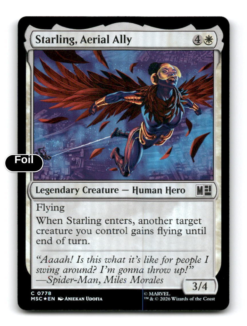 Starling, Aerial Ally