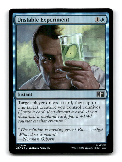 Unstable Experiment