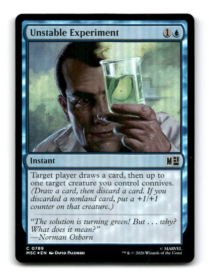 Unstable Experiment