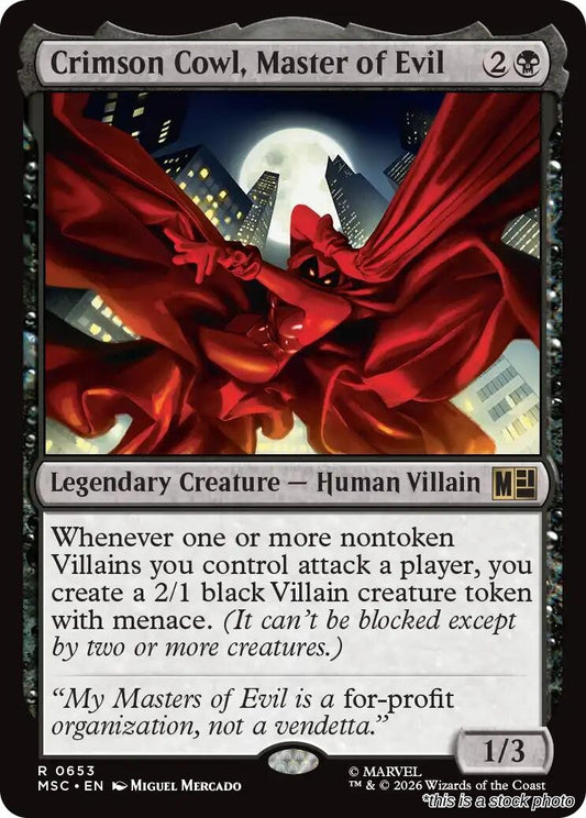 Crimson Cowl, Master of Evil