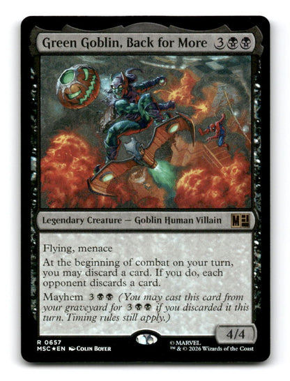Green Goblin, Back for More