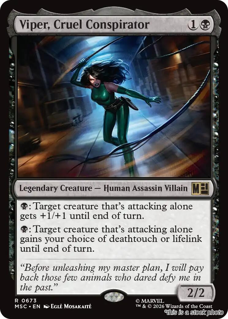 Viper, Cruel Conspirator