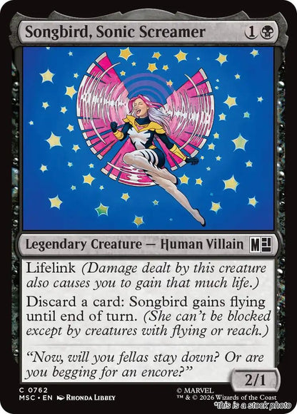 Songbird, Sonic Screamer