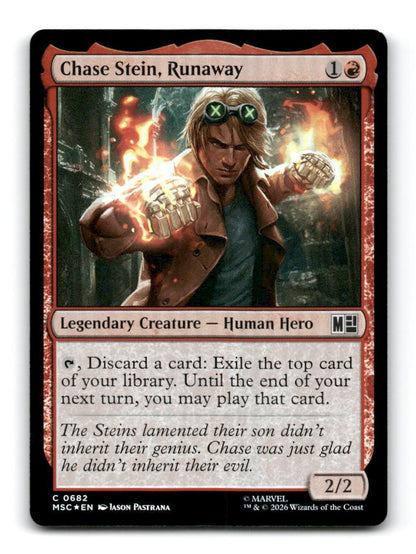 Chase Stein, Runaway