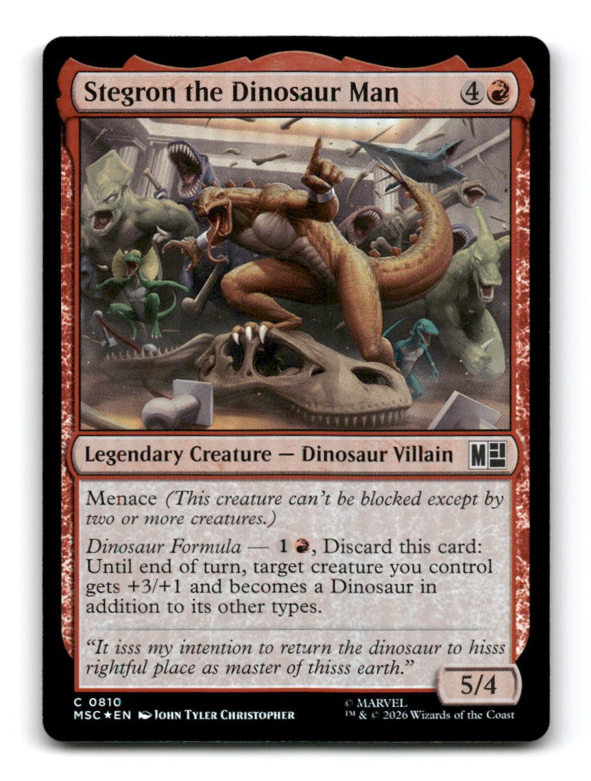 Stegron the Dinosaur Man
