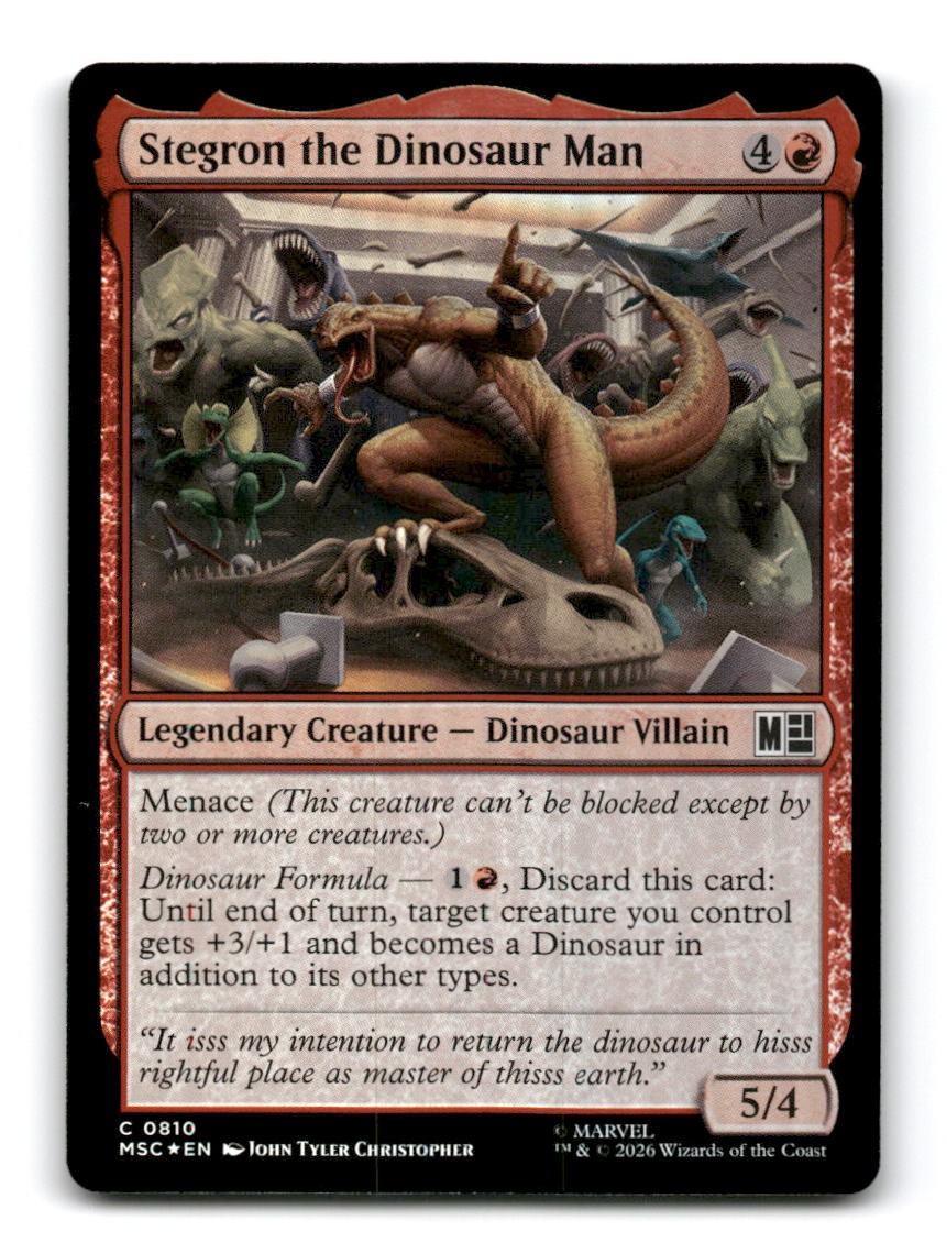 Stegron the Dinosaur Man