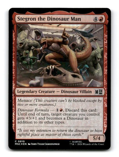 Stegron the Dinosaur Man