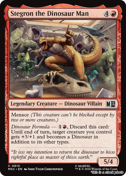 Stegron the Dinosaur Man
