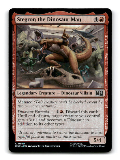 Stegron the Dinosaur Man
