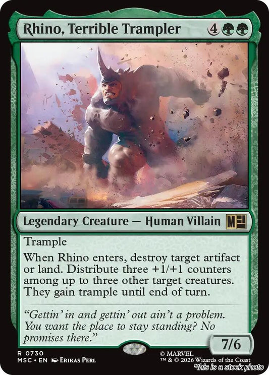 Rhino, Terrible Trampler