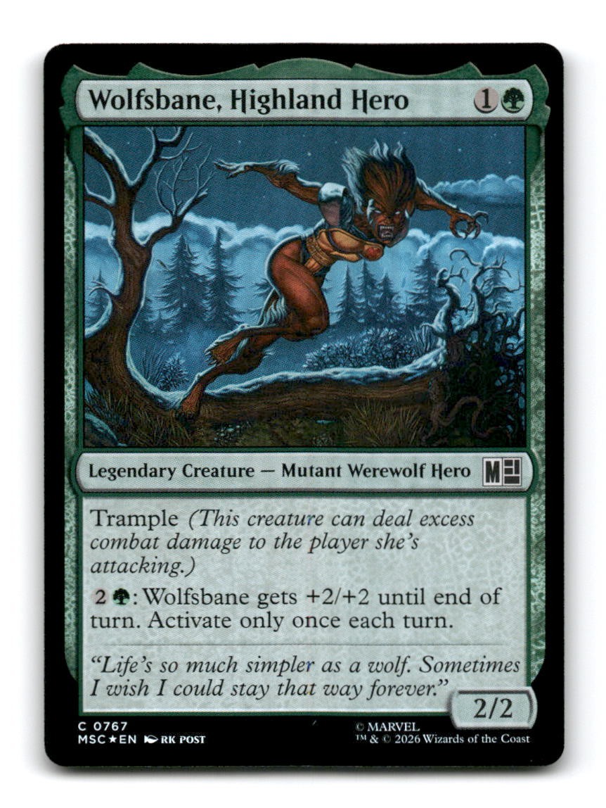 Wolfsbane, Highland Hero
