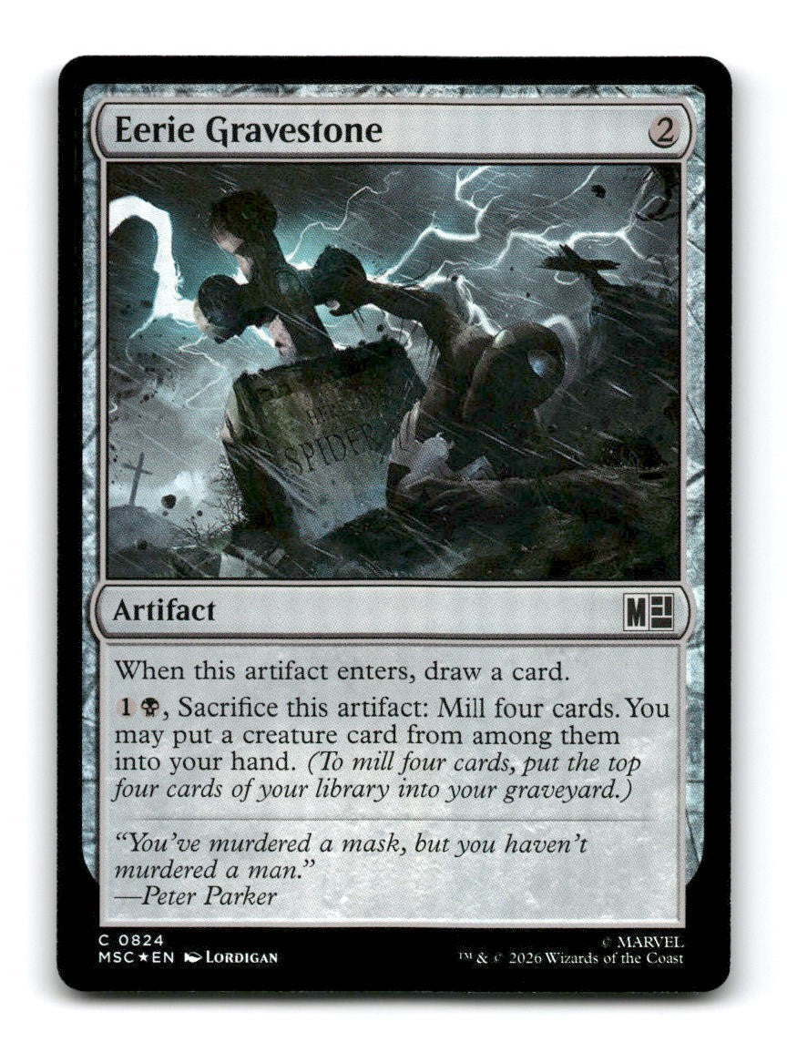 Eerie Gravestone