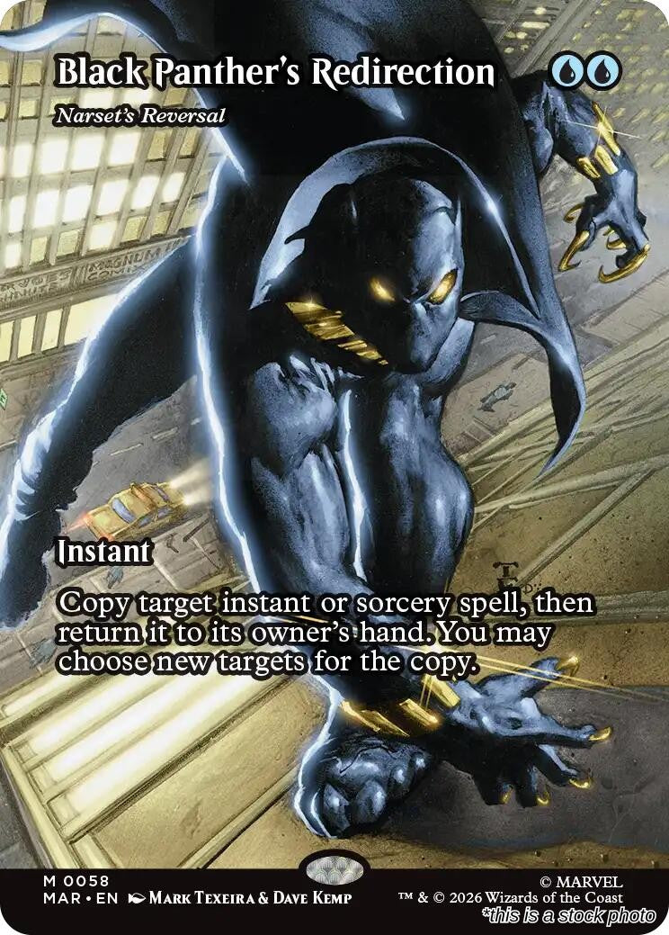 Black Panther's Redirection - Narset's Reversal (Borderless)