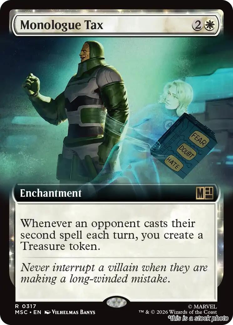 Monologue Tax (Extended Art)