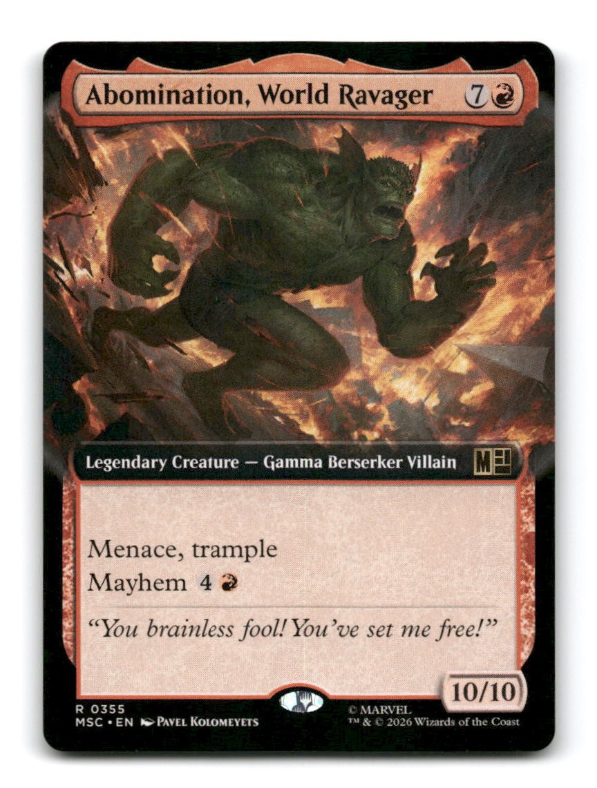Abomination, World Ravager (Extended Art)