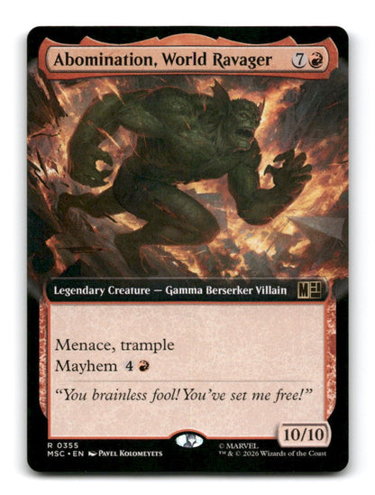 Abomination, World Ravager (Extended Art)
