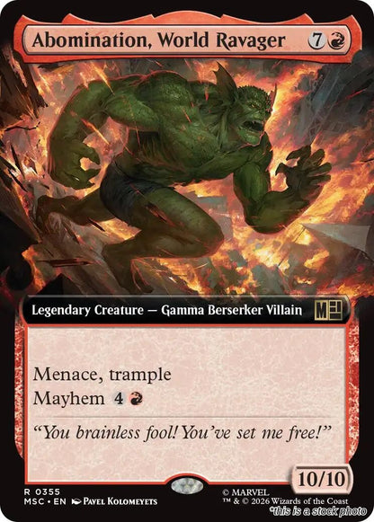Abomination, World Ravager (Extended Art)