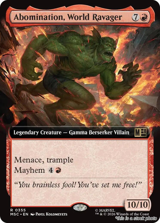 Abomination, World Ravager (Extended Art)
