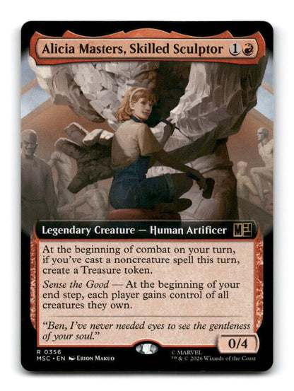 Alicia Masters, Skilled Sculptor (Extended Art)