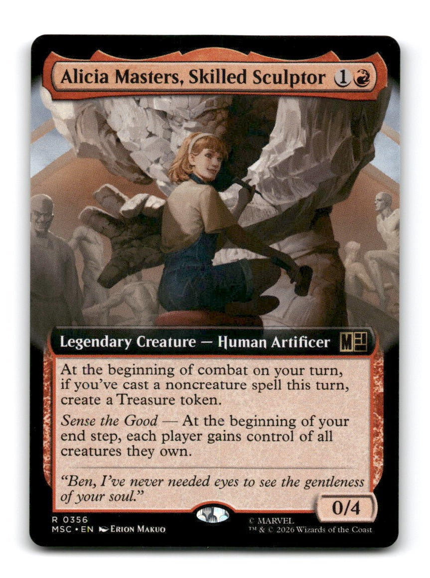 Alicia Masters, Skilled Sculptor (Extended Art)
