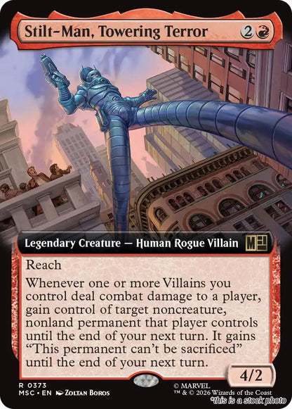Stilt-Man, Towering Terror (Extended Art)