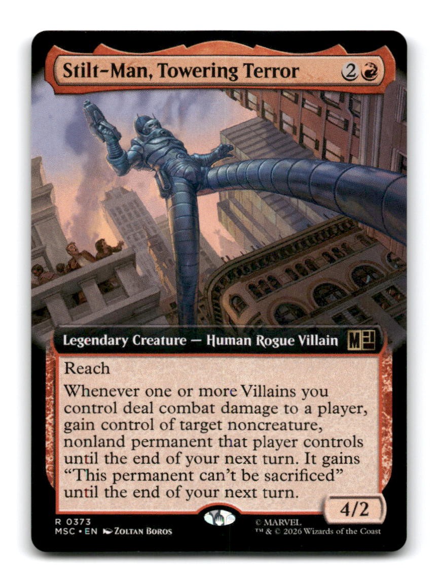 Stilt-Man, Towering Terror (Extended Art)
