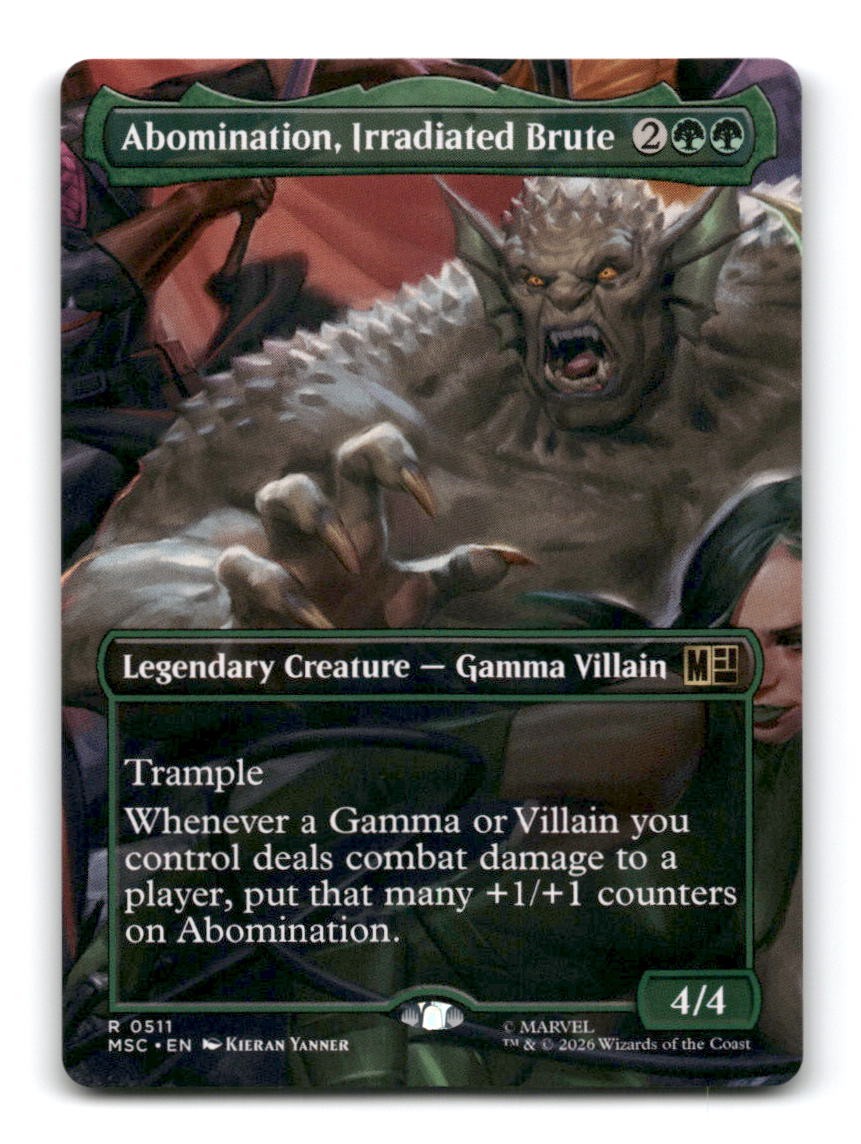 Abomination, Irradiated Brute (Borderless)