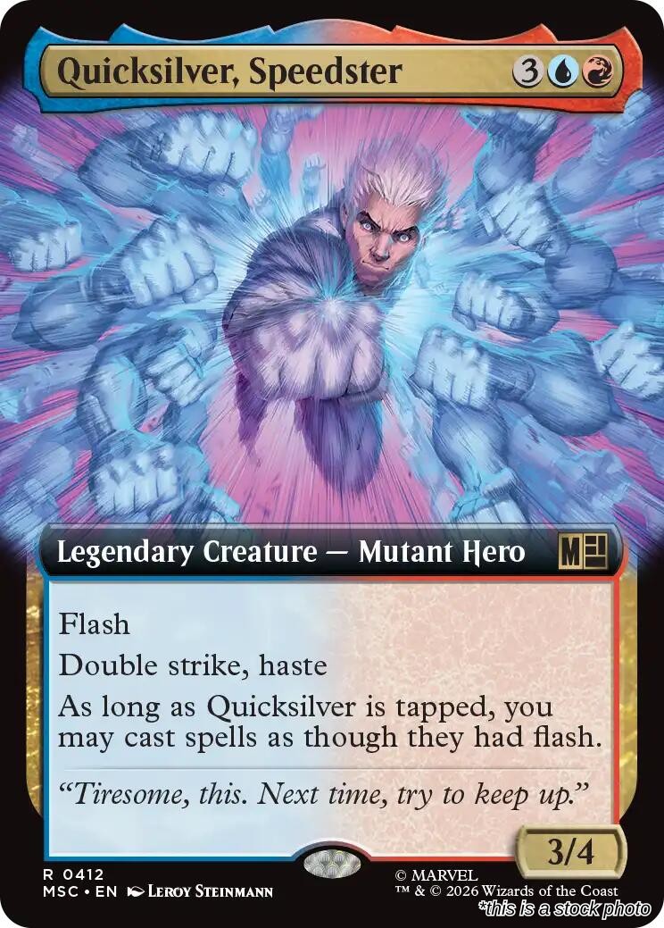 Quicksilver, Speedster (Extended Art)
