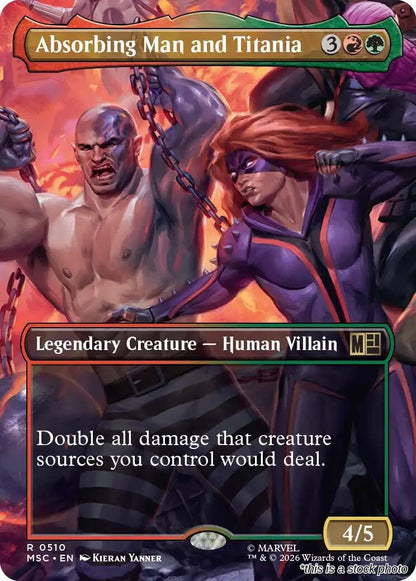 Absorbing Man and Titania (Borderless)