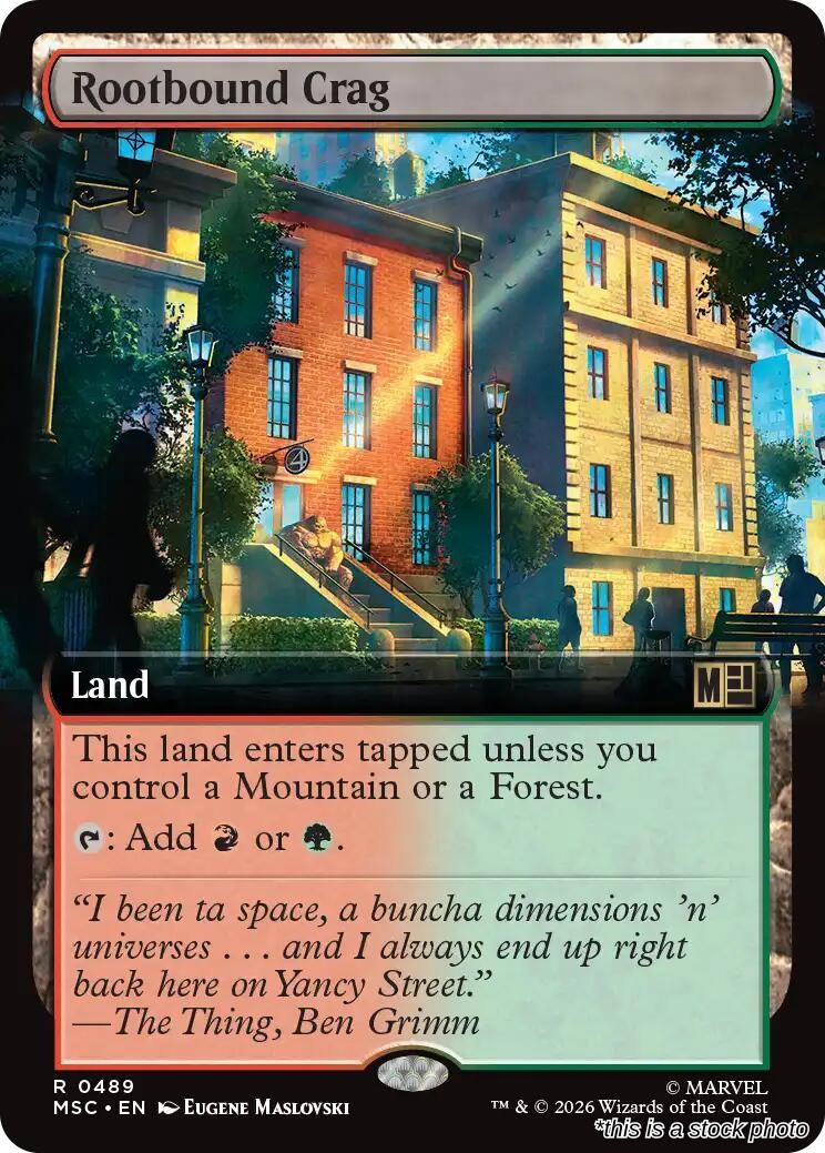 Rootbound Crag (Extended Art)