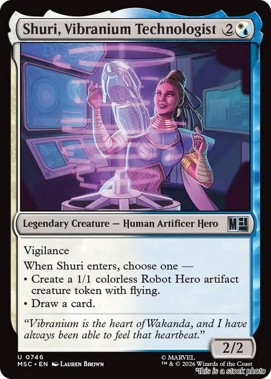 Shuri, Vibranium Technologist